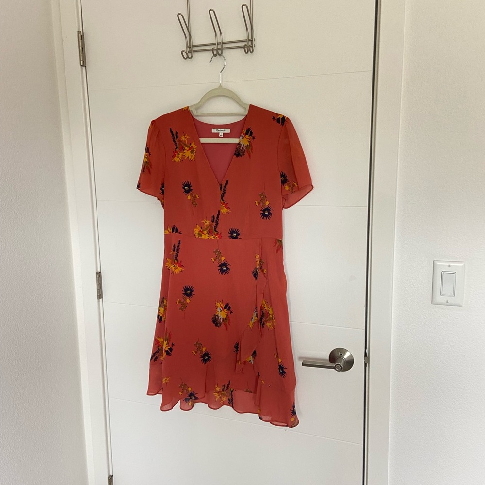 Madewell flower floawy dress